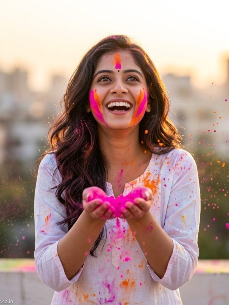 Rooftop Color Party Girl