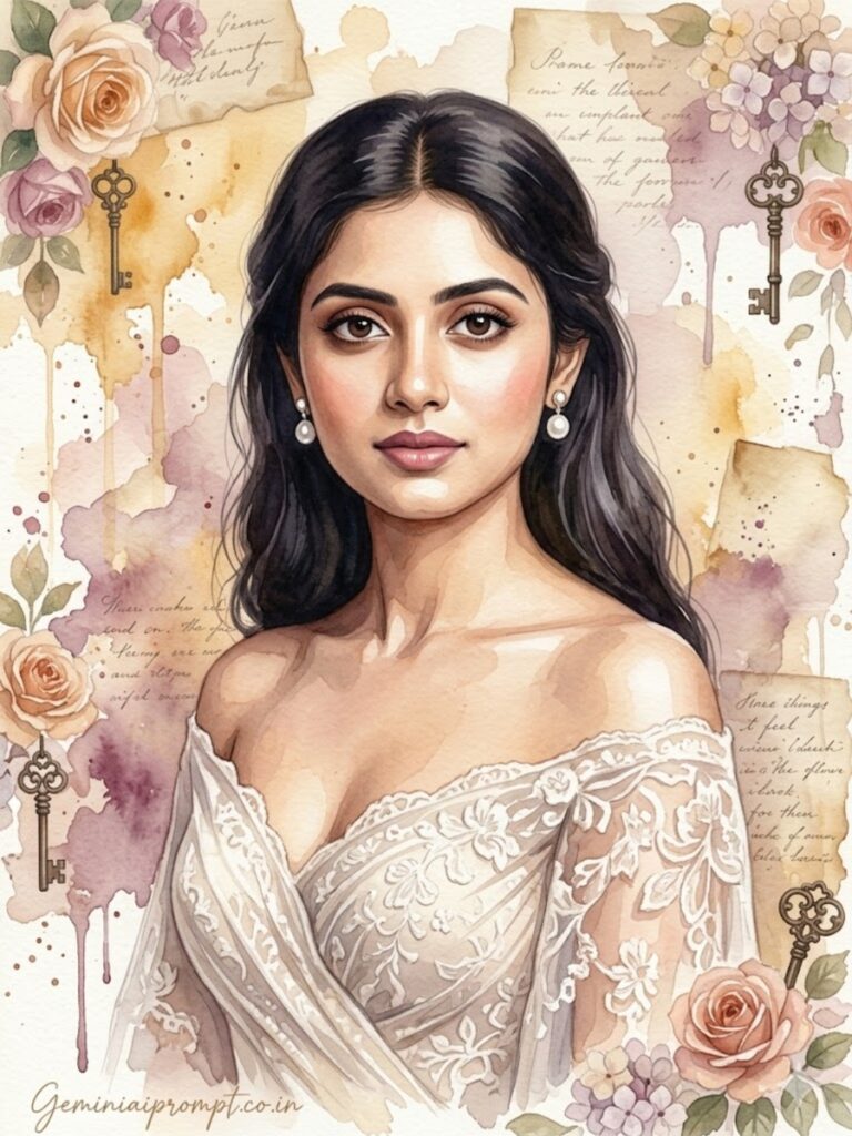 The Shabby Chic Watercolor Collage