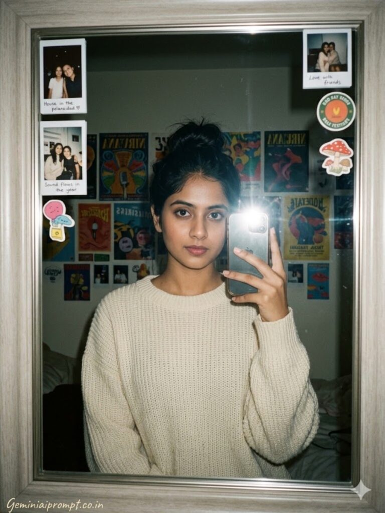 Mirror Selfie Flash Shot