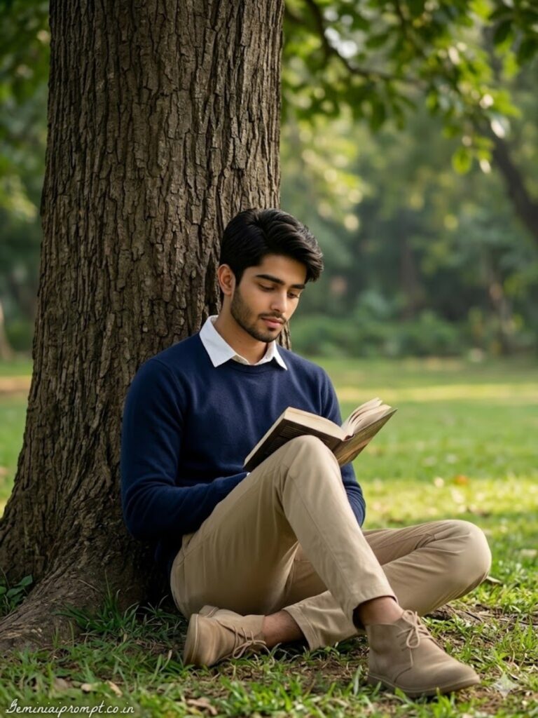 Casual – Reading in Park