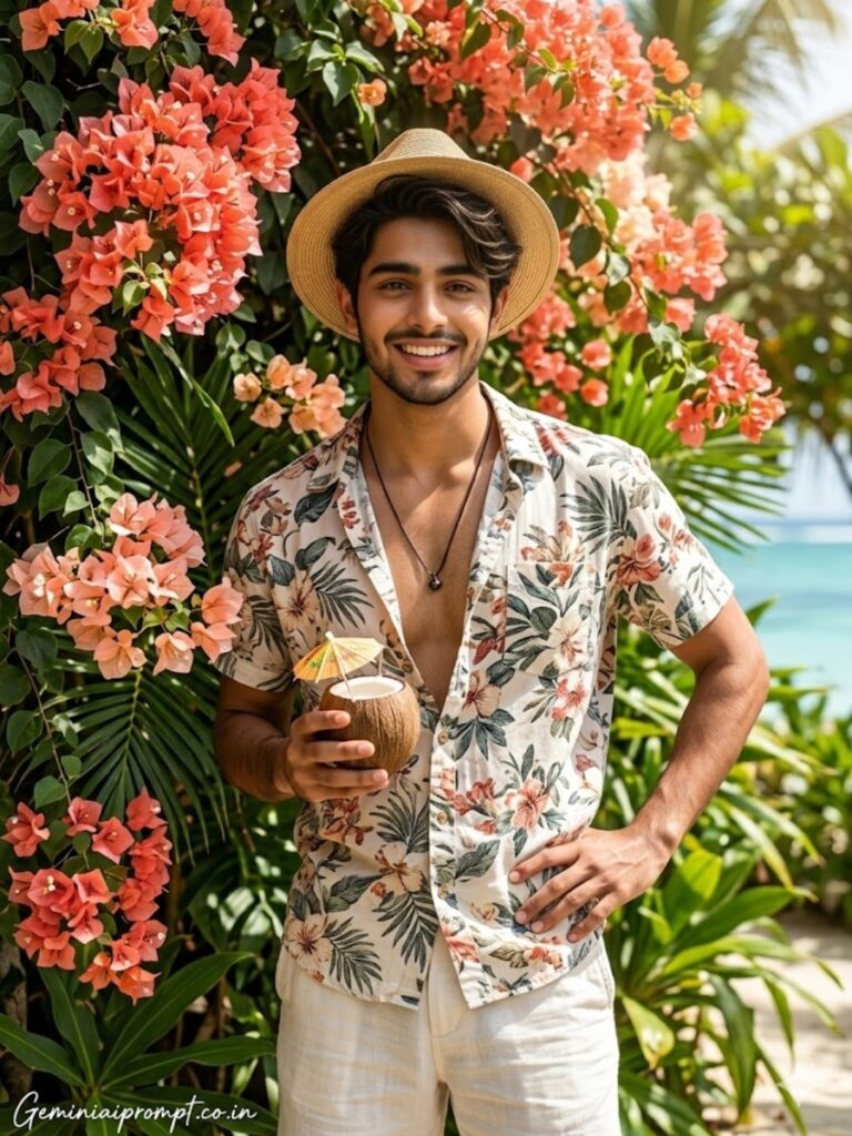 Prompt 3: Tropical Coral Palette – Fun Vacation