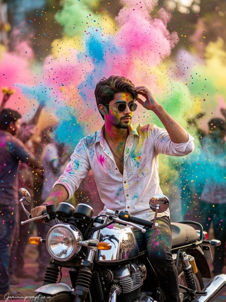 Mid-Air Powder Burst