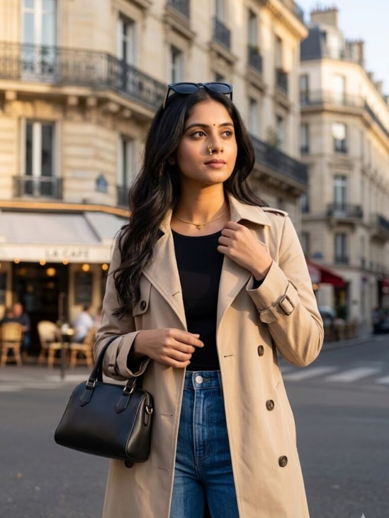 Paris Street Style Aesthetic Portrait