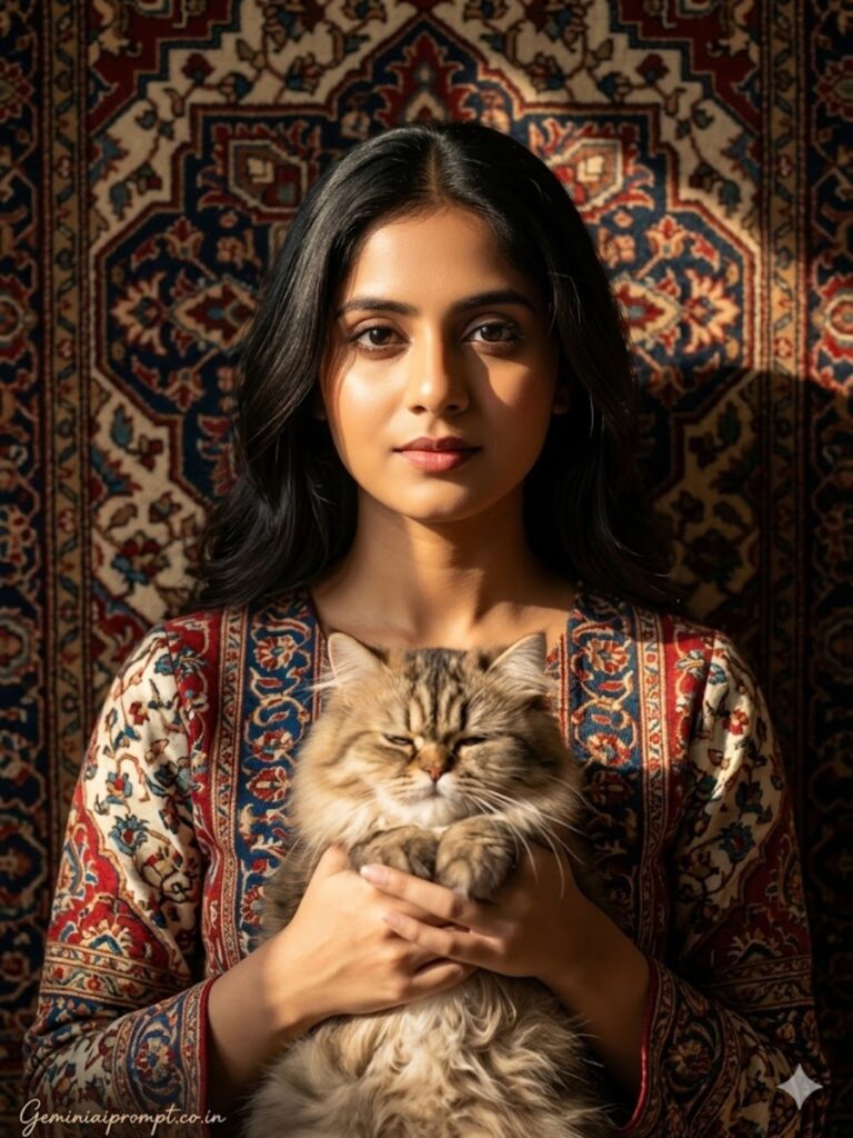 Persian Carpet Luxury Portrait