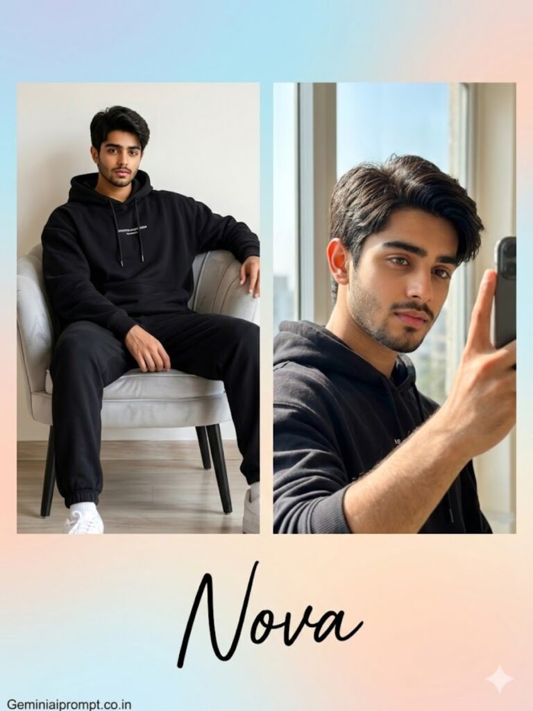 Ultra realistic viral Instagram influencer portrait wearing black oversized hoodie with natural sunlight selfie style social media aesthetic