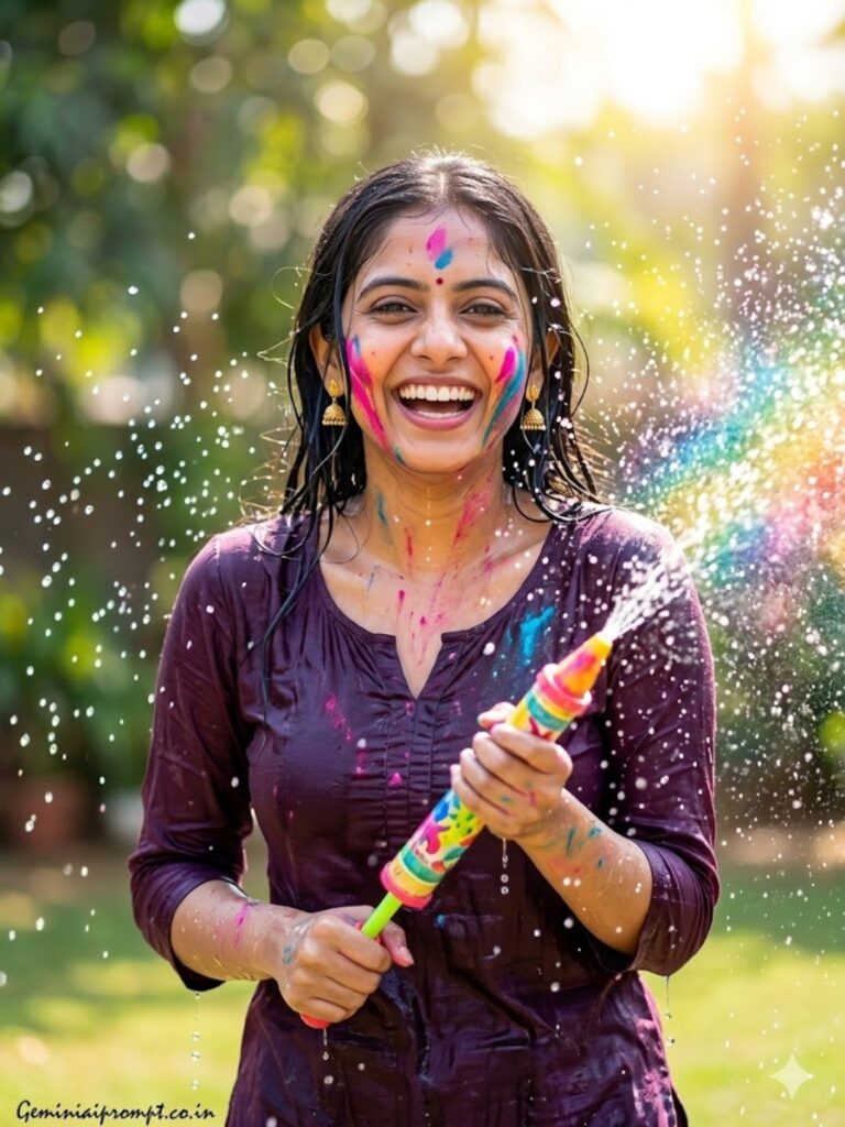 Water Fun Holi Girl
