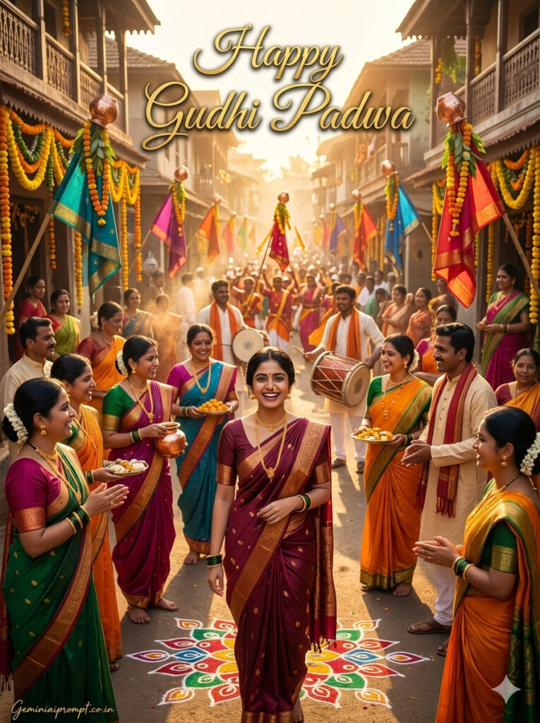 5. Gudhi Padwa Street Celebration Prompt