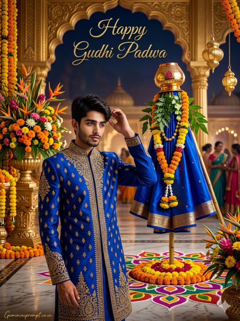 Gudhi Padwa Royal Portrait Prompt