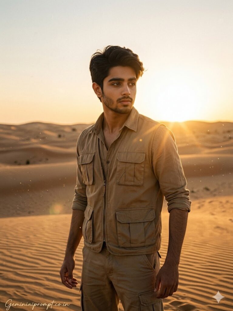 Prompt 6: Desert Rugged Explorer
