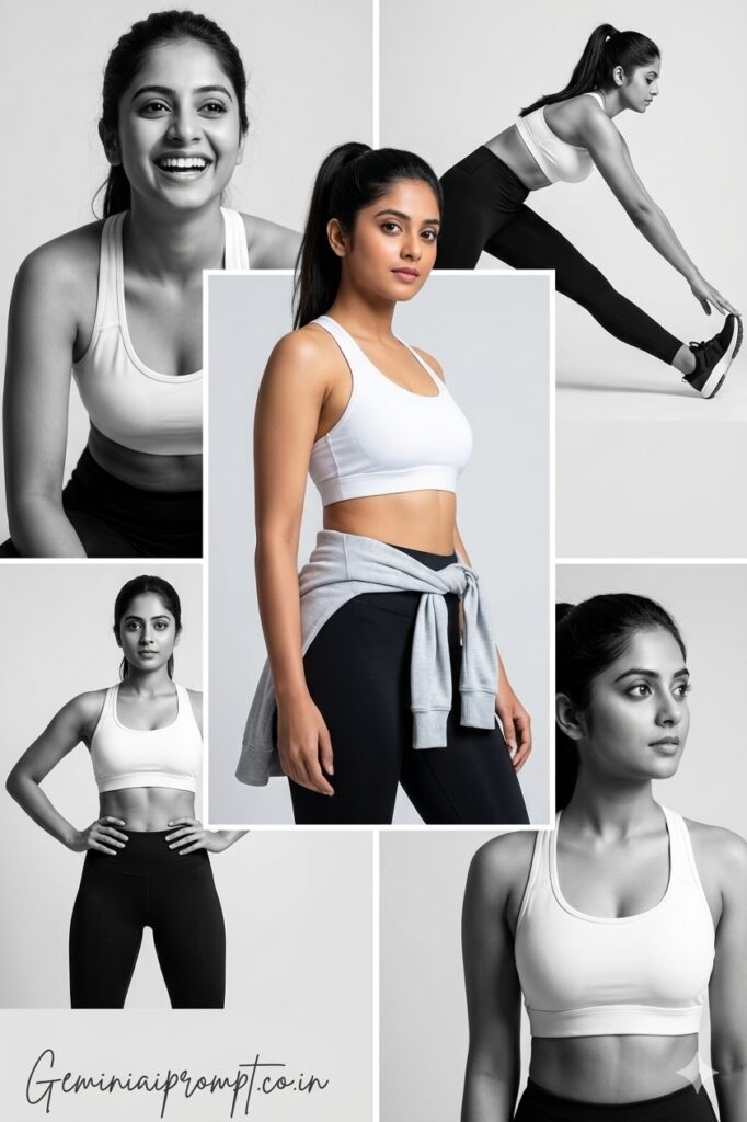 Fitness Magazine Collage