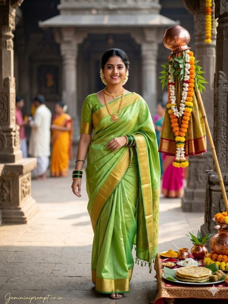 Light Green Walking Portrait