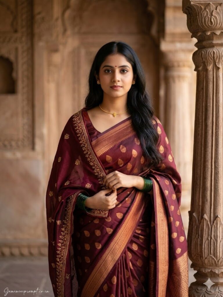 Elegant Ethnic Beauty Portrait