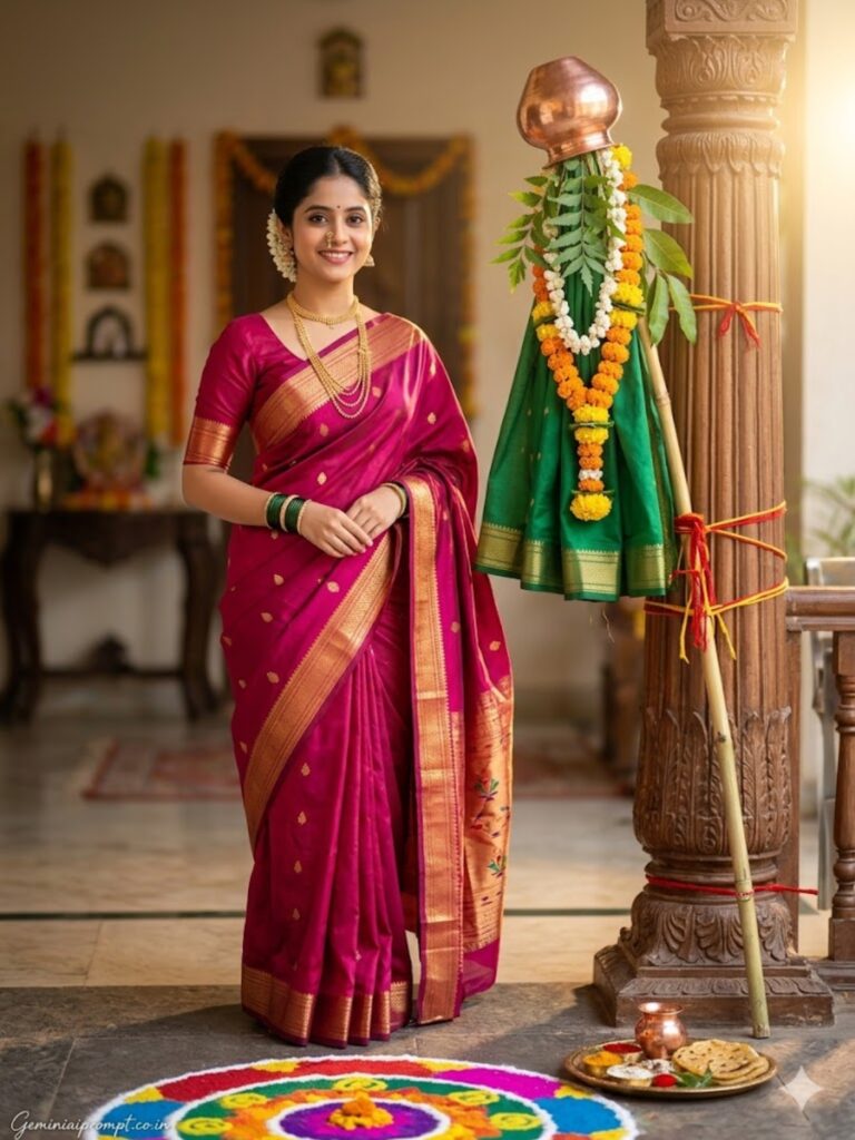 Deep Pink Doorway Portrait