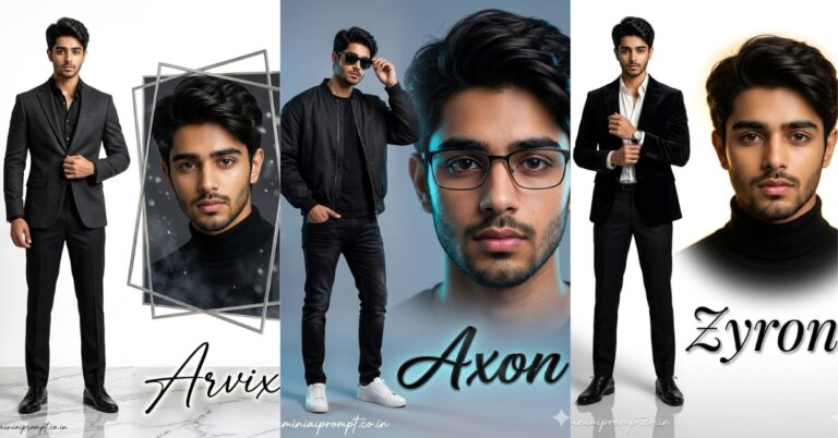 10 Gemini AI prompt copy paste ideas for boys 2026 photoshoot AI prompt list