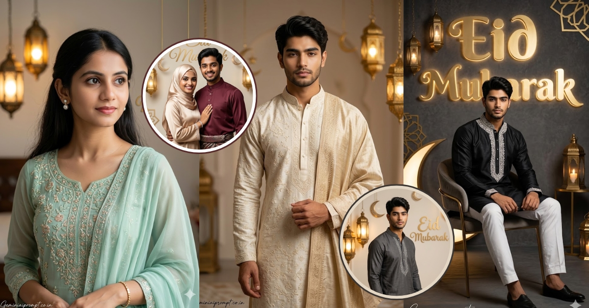7 Best Eid Mubarak Gemini Prompts | Nano Banana Style