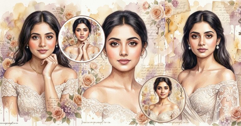 7 Dreamy Gemini Prompts for Vintage Watercolor Paintings | Nano Banana Prompts