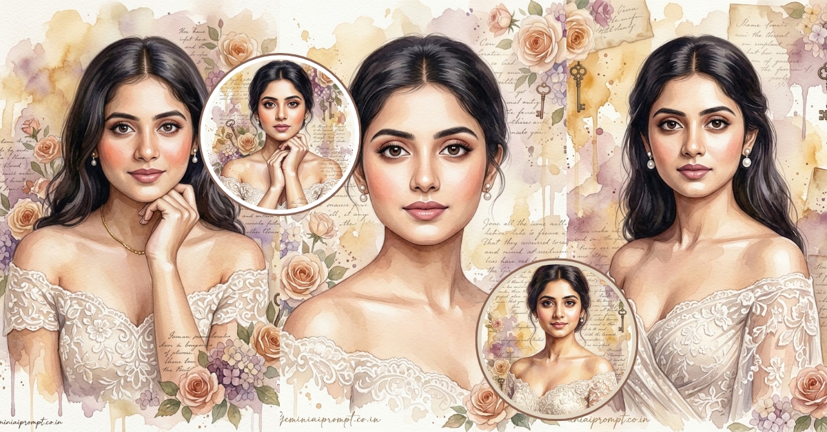 7 Dreamy Gemini Prompts for Vintage Watercolor Paintings | Nano Banana Prompts