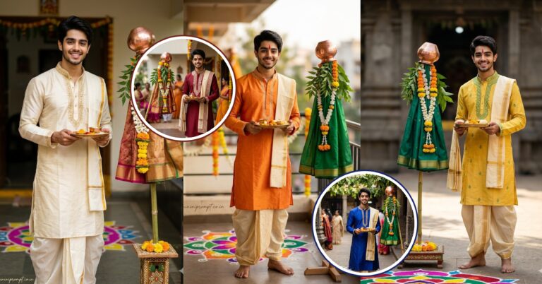 7 Stunning Gemini AI Prompts For Boys In Gudi Padwa Traditional Attire