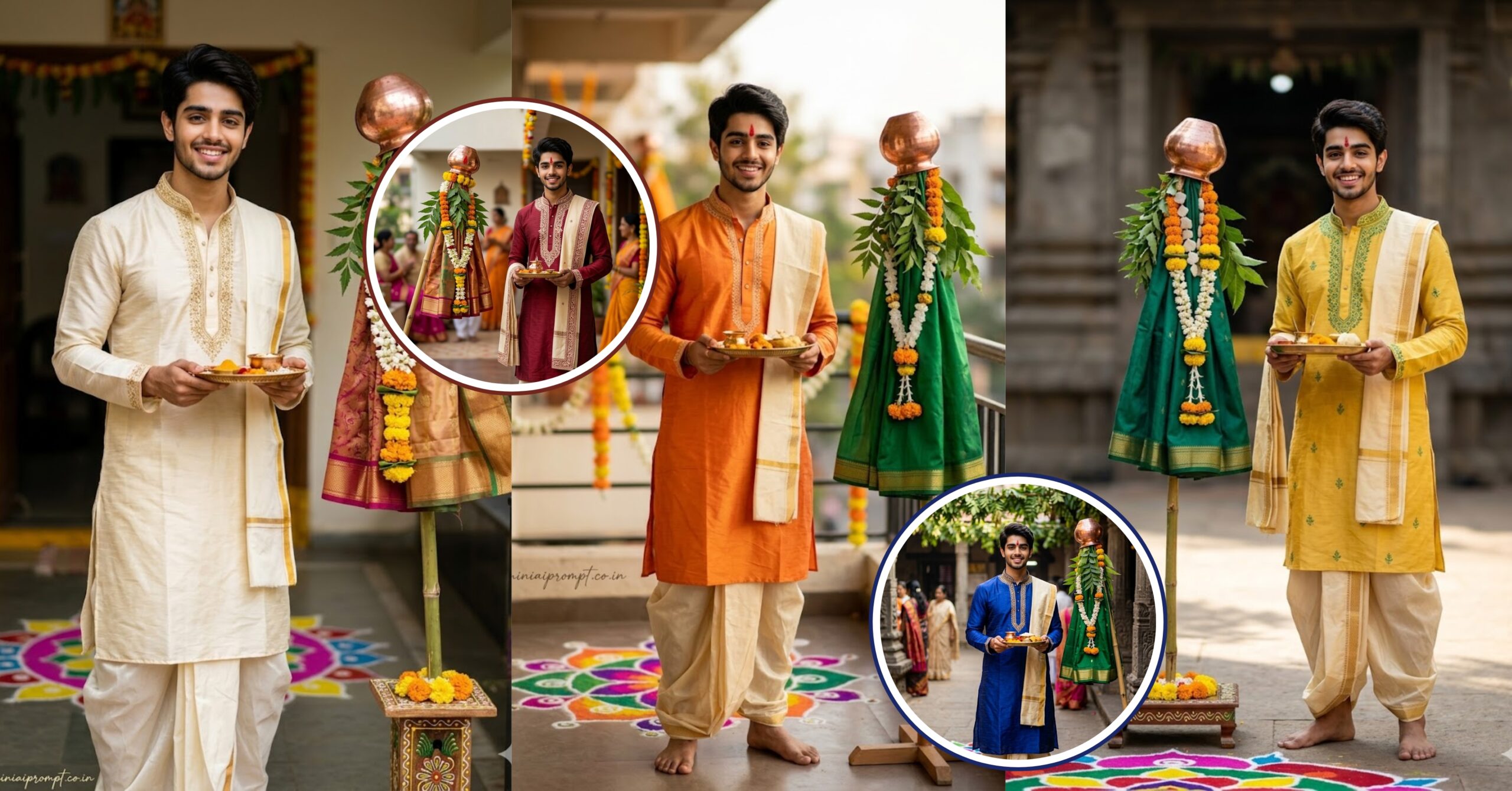7 Stunning Gemini AI Prompts For Boys In Gudi Padwa Traditional Attire