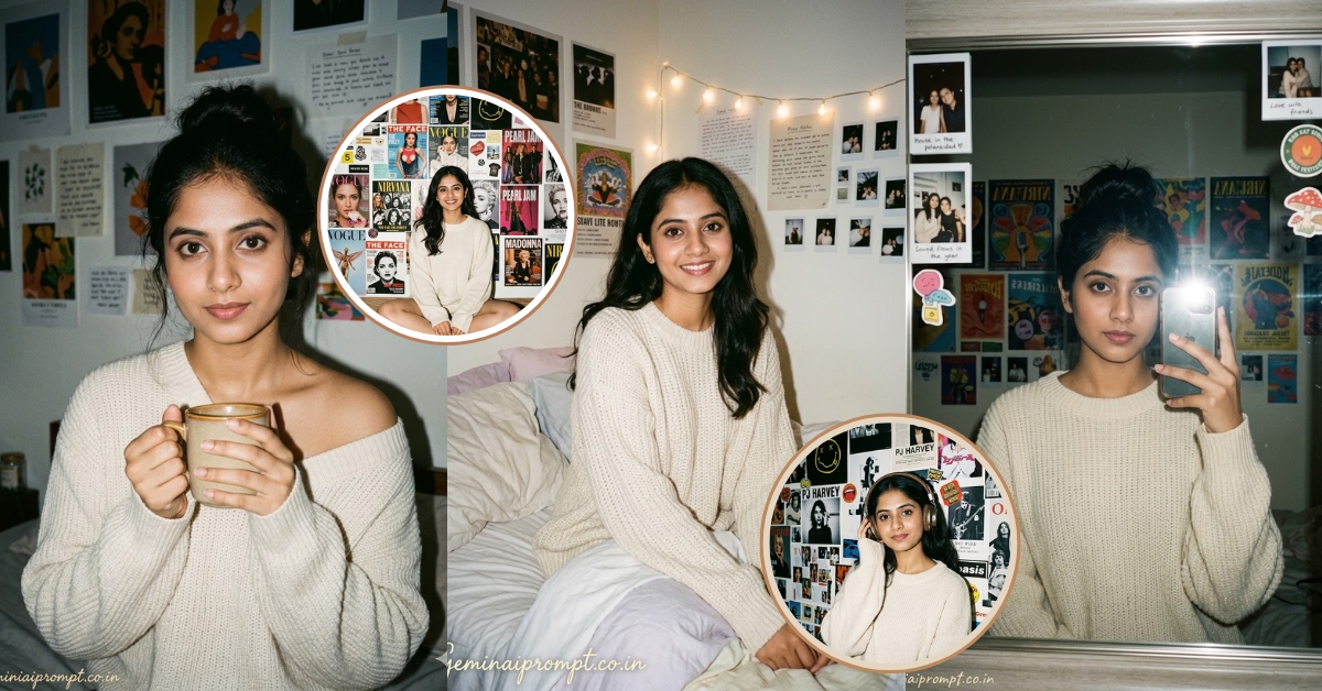 7 Ultra Viral 90s Flash Indie Bedroom Gemini Prompts