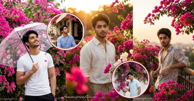 7 Viral Bougainvillea Portrait Prompts for Men 2026