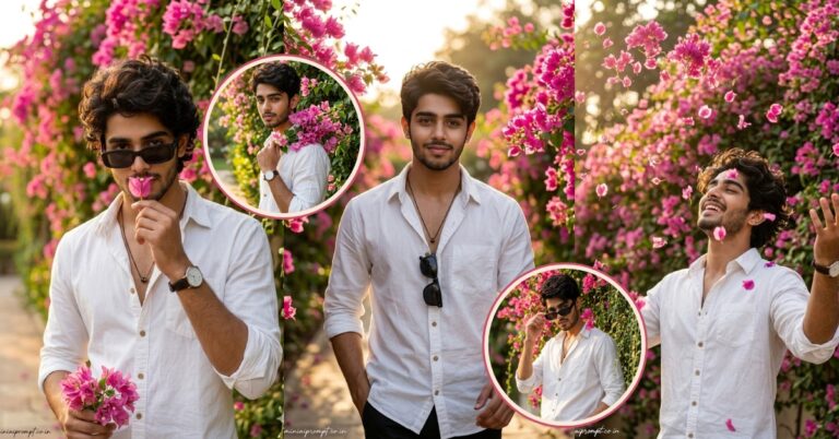 7 Viral Bougainvillea Portrait Prompts for Men 2026