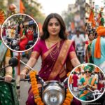 7 Viral Gudi Padwa AI Prompt For Girl With Bike (Must Try)