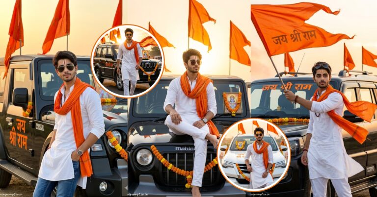 7 Viral Jai Shree Ram Car AI Photo Editing Prompts | Ram Navami Special