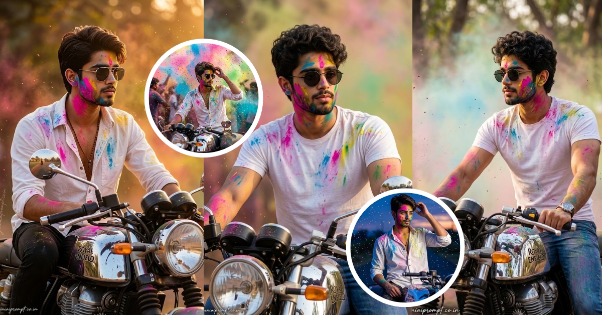 7 Viral Royal Enfield Holi Gemini Prompts 2026