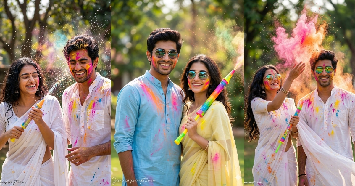 Gemini AI Holi Prompts for Couples