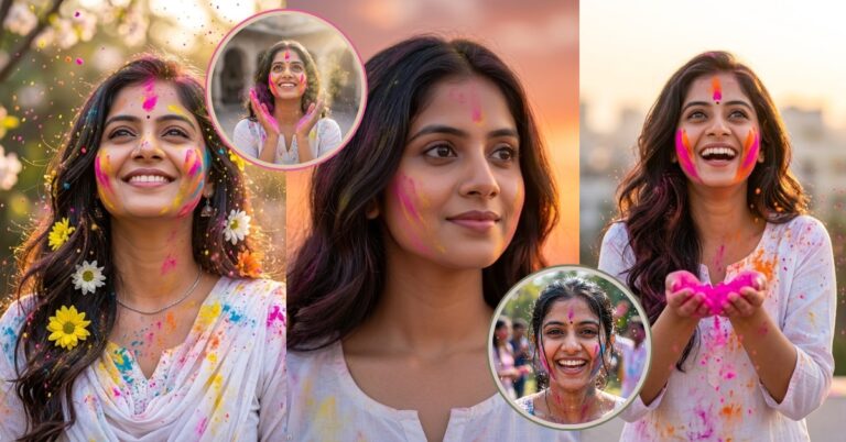 Cute Holi DP For Girls: 5 Adorable Looks for 2026