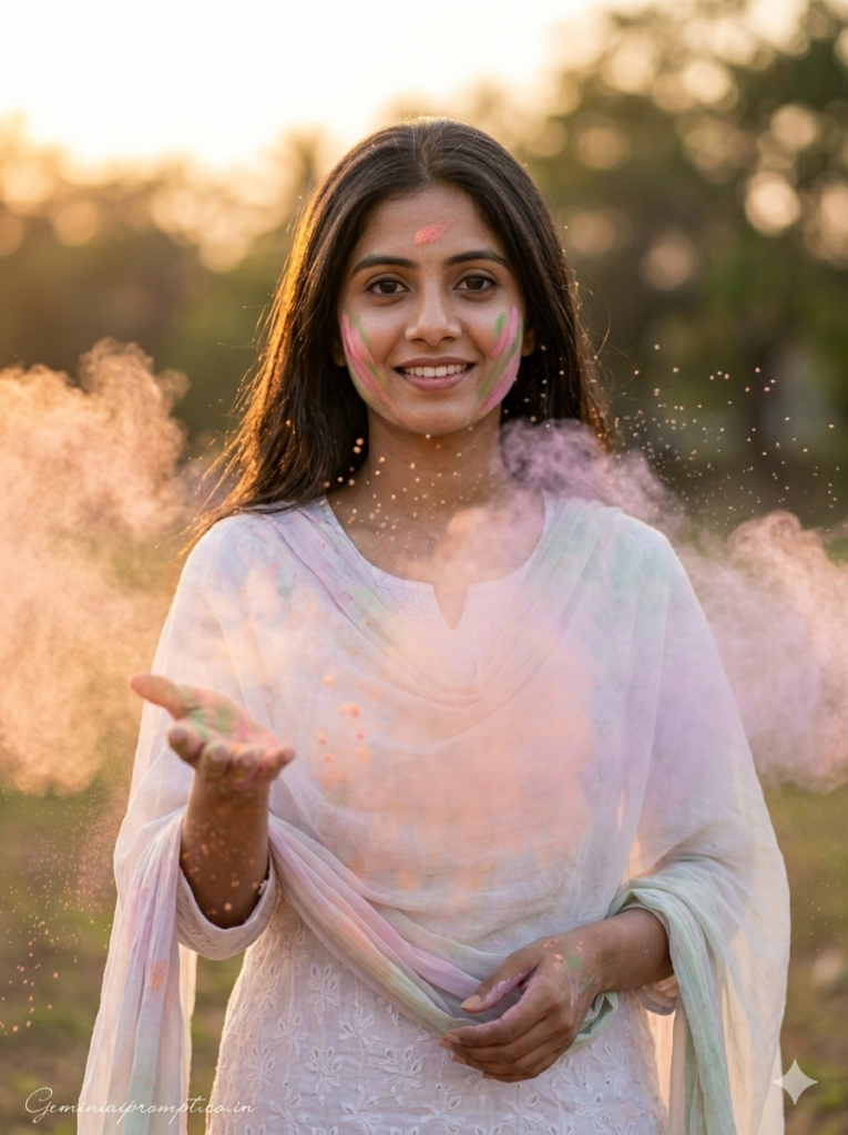7 Viral Holi Prompts 2026 Trend Style Photo 4
